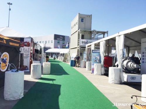 20下午1730阳光灿烂中的室外展区！