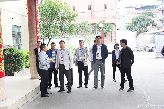 东莞市石碣镇政府领导一行莅临点点taptap手机官网密封公司总部参观指导工作
